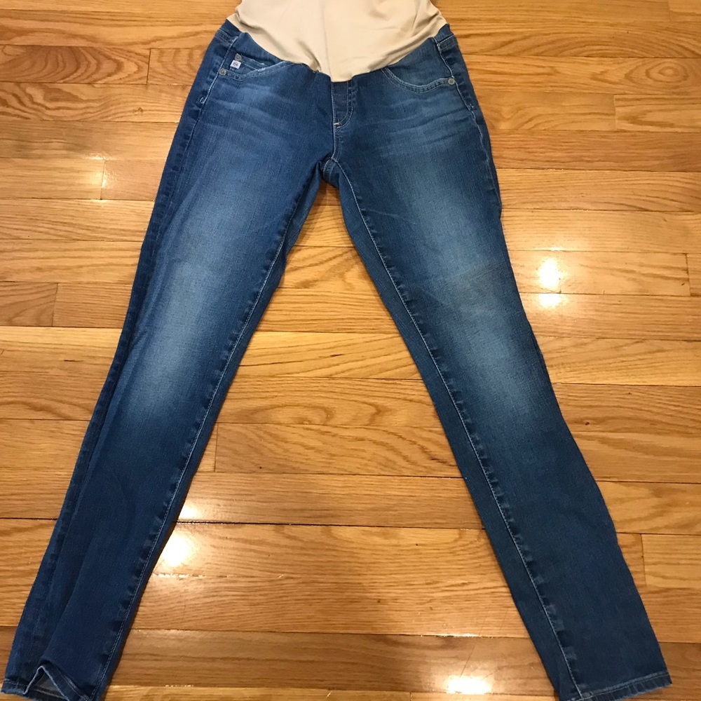AG skinny maternity jeans- medium wash